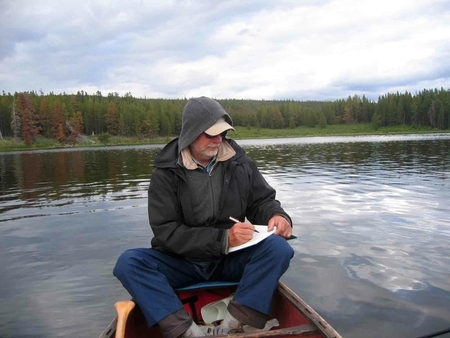 Barry Sketching 2009 Fish Lake