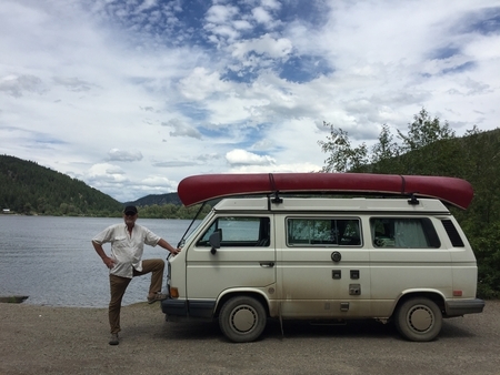 The Red Canoe and the Westfalia